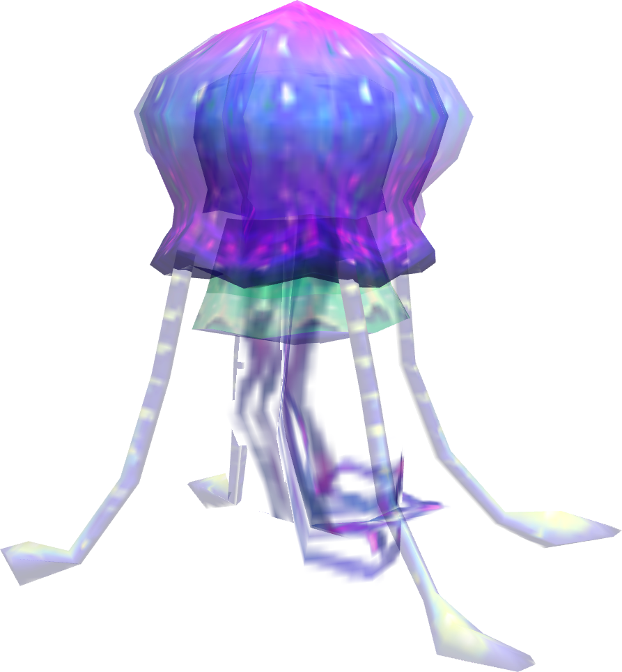 Jellyfish Clipart Transparent Background - Jellyfish .png (893x964)