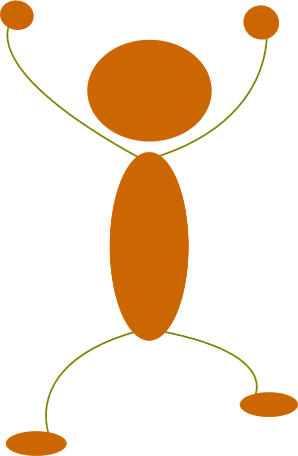 Vector Clip Art - Stick Figure (600x918)