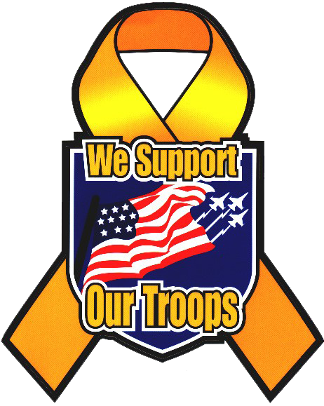 Truxxx Lifetime Warranty - We Support Our Troops Ribbon (462x579)