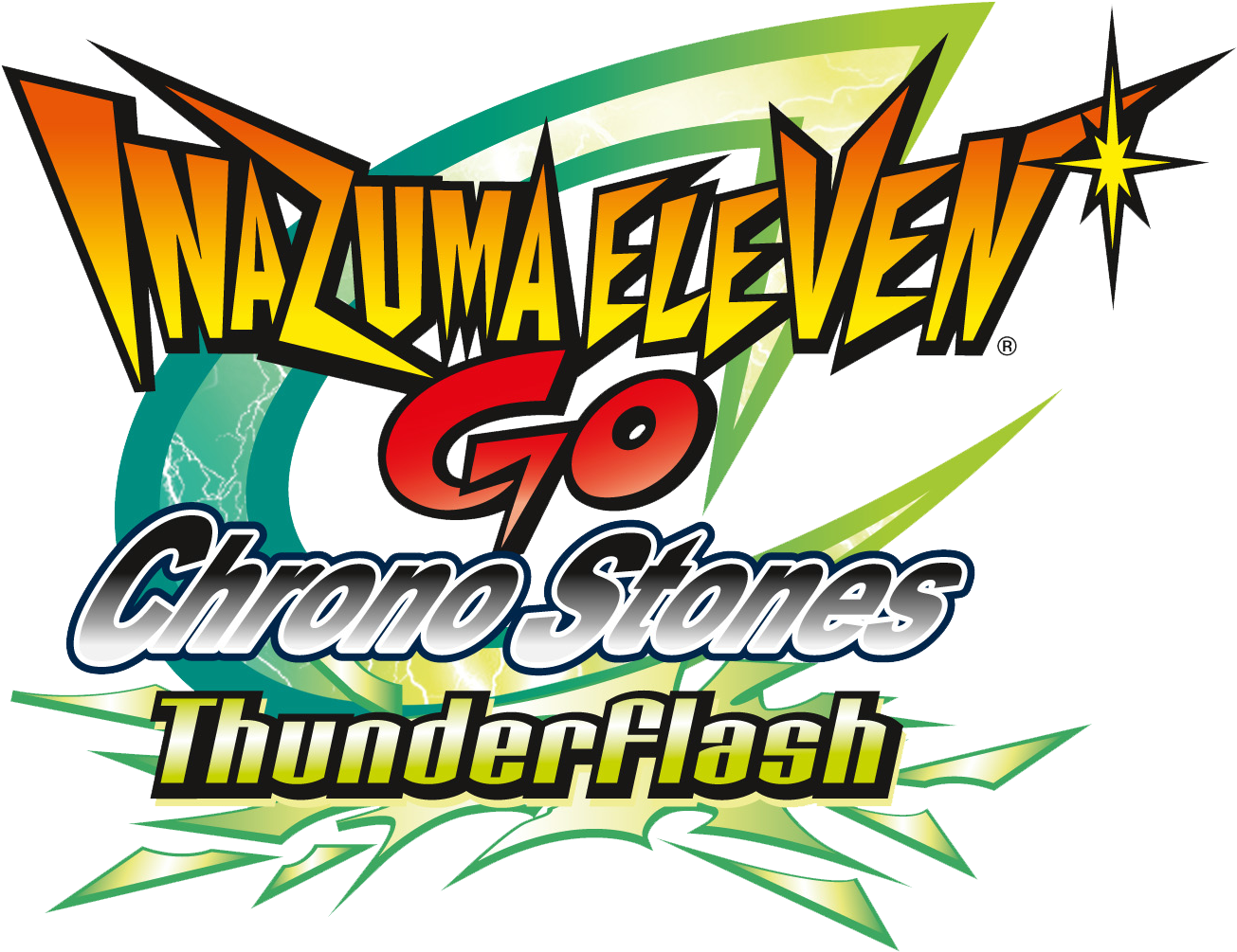 Inazuma Eleven Go Chrono Stones Thunderflash Wildfire - Inazuma Eleven Go Chrono Stones Thunderflash Logo (1328x1039)