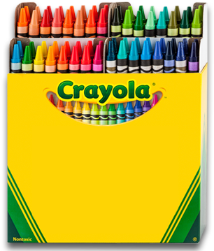 54 Box Of Crayola Crayons, 1021057 Crayola Big Box - 54 Box Of Crayola Crayons, 1021057 Crayola Big Box (386x521)