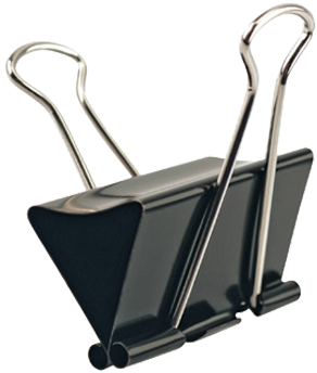 Binder Clips For Kids - Clips De Papel Png (350x398)