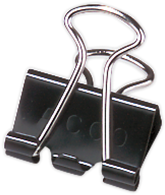 Coupon Binder Clip Art For Kids - Acco Black/silver Mini Binder Clips (683x383)