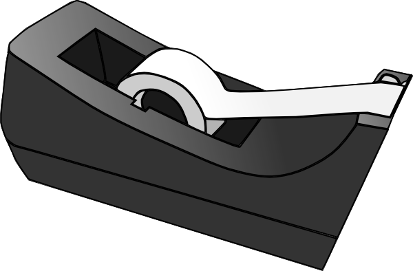 Scotch Tape Clipart (600x394)