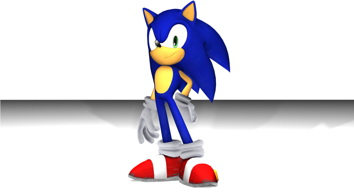 3ds Max Sonic By Redshadowii - Sonic The Hedgehog (1191x670)