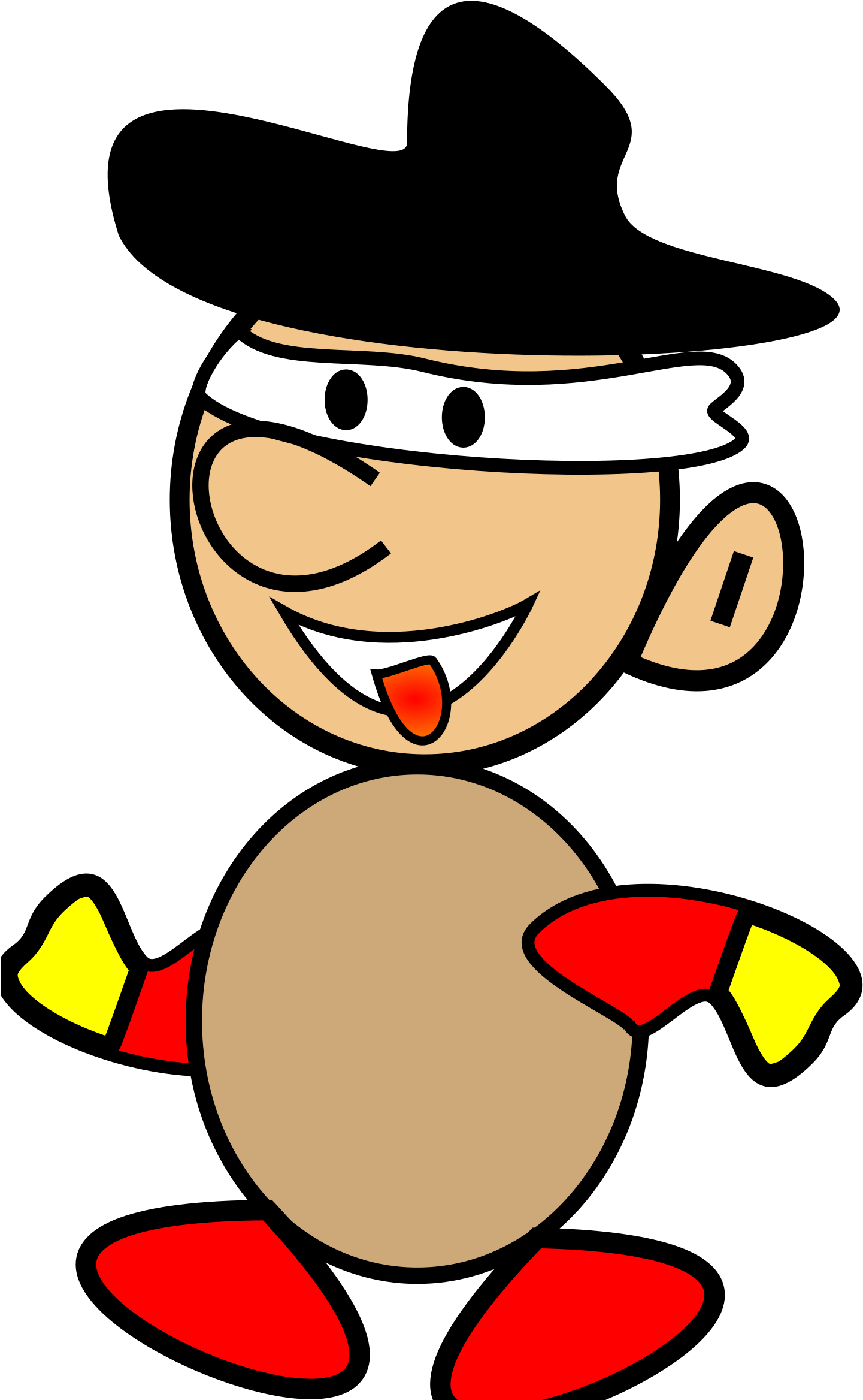 Free Babyface - การ์ตูน โจร Png (778x1280)