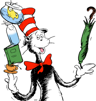 The Cat In The Hat - Read Across America Day (381x400)