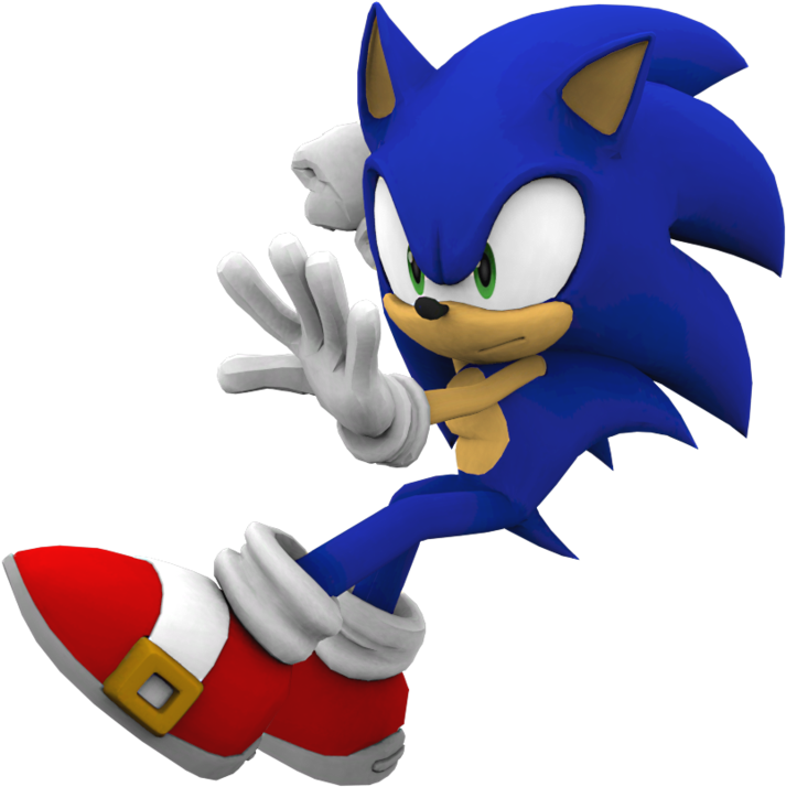 [3ds Max 2018] Sonic The Hedgehog Render Test By Sonicboom13561 - Cartoon (835x956)