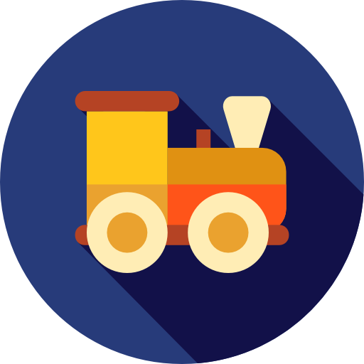 Train Free Icon - Puzzle Icon Flat (512x512)
