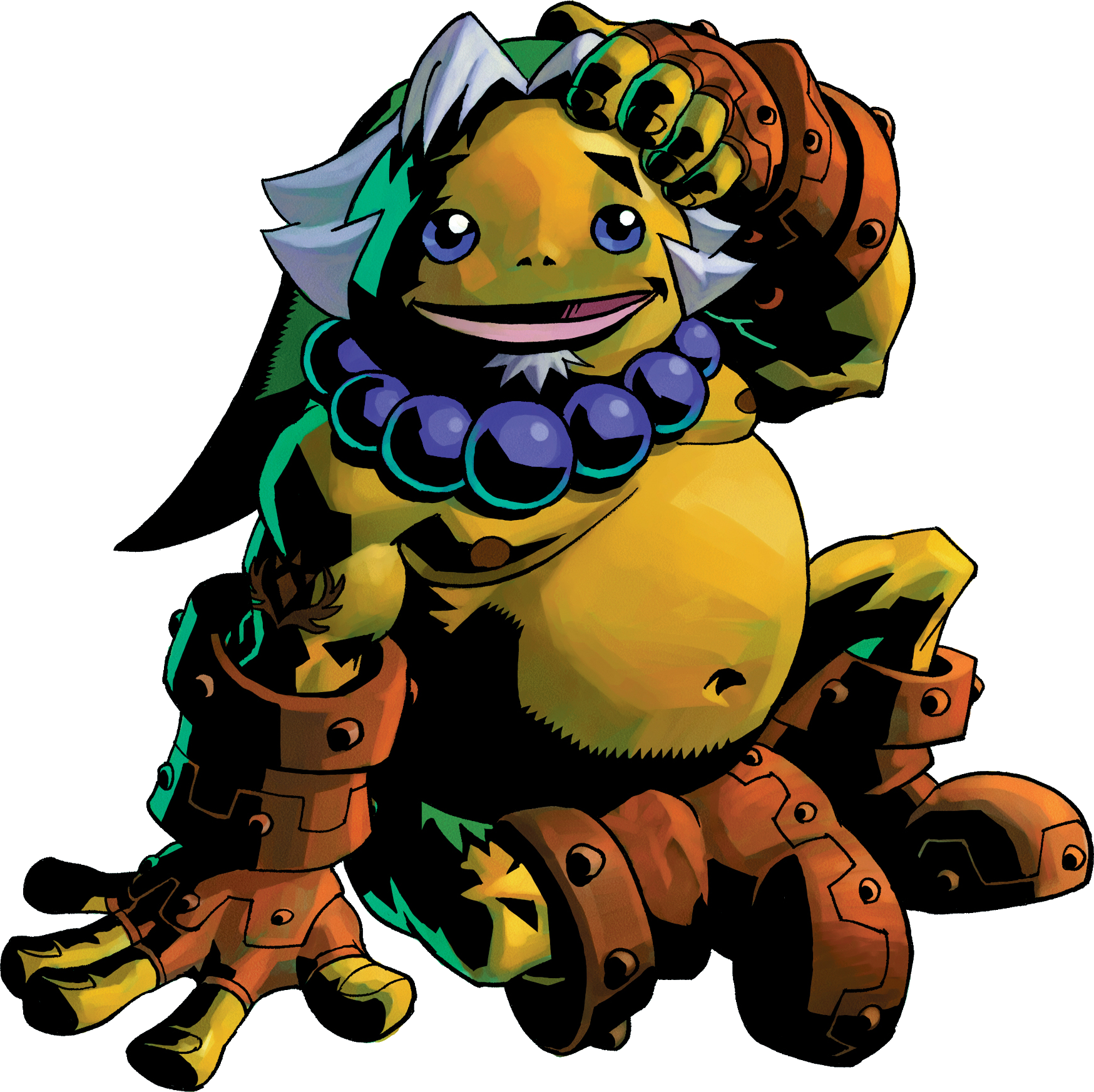 Goron Link Artwork - Legend Of Zelda Goron Link (1748x1745)