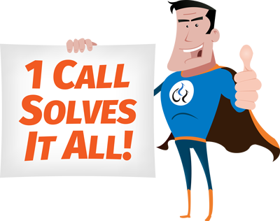Prosolutions Plumbing, Heating & Air Conditioning - Cartoon (400x316)