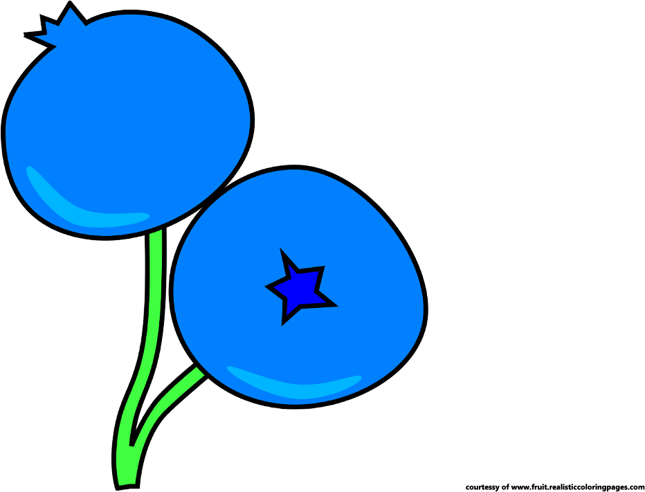 Blueberry Clipart Single - Blueberry (1280x720)