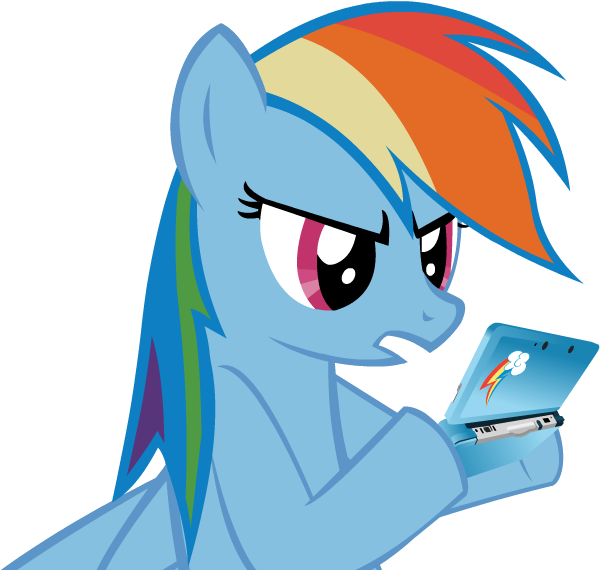 Rainbow Dash Cant 3ds By Tukari-g3 - Rainbow Dash 3ds (669x574)