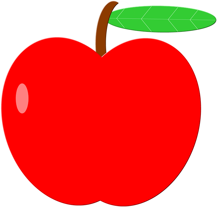 Buckeye Leaf Cliparts 17, Buy Clip Art - Apple (960x720)
