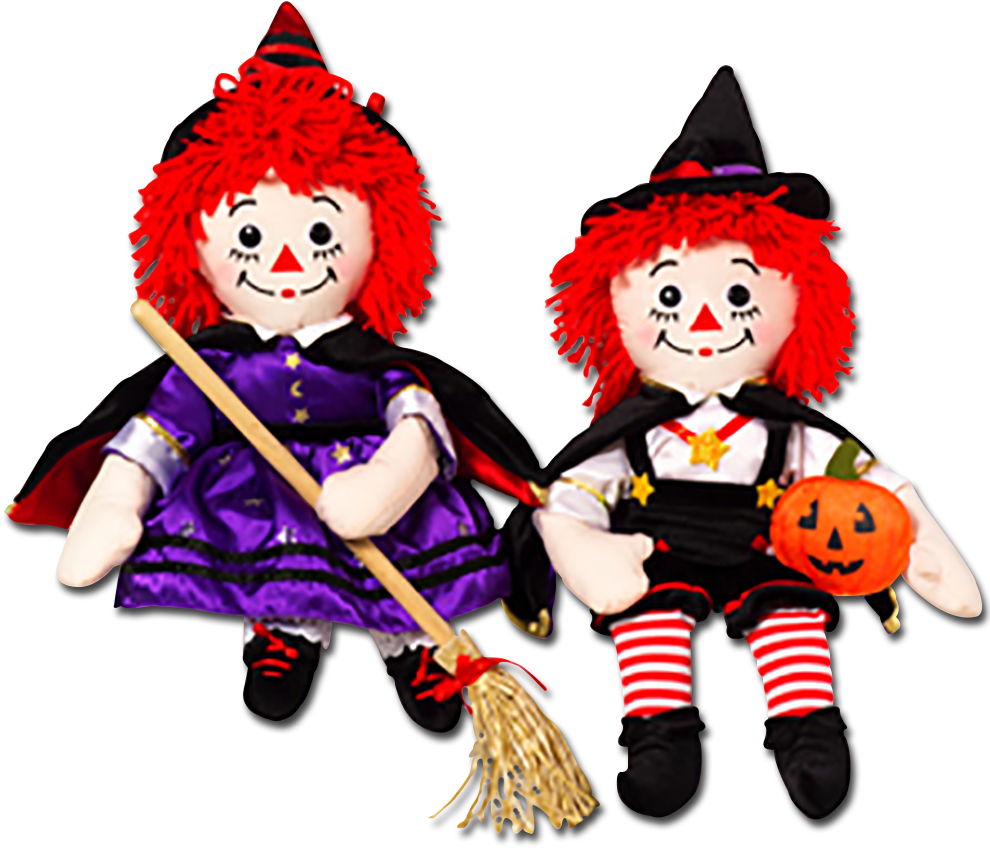 Halloween Raggedy Ann And Andy Plush Dolls - Raggedy Ann And Andy (1000x1000)