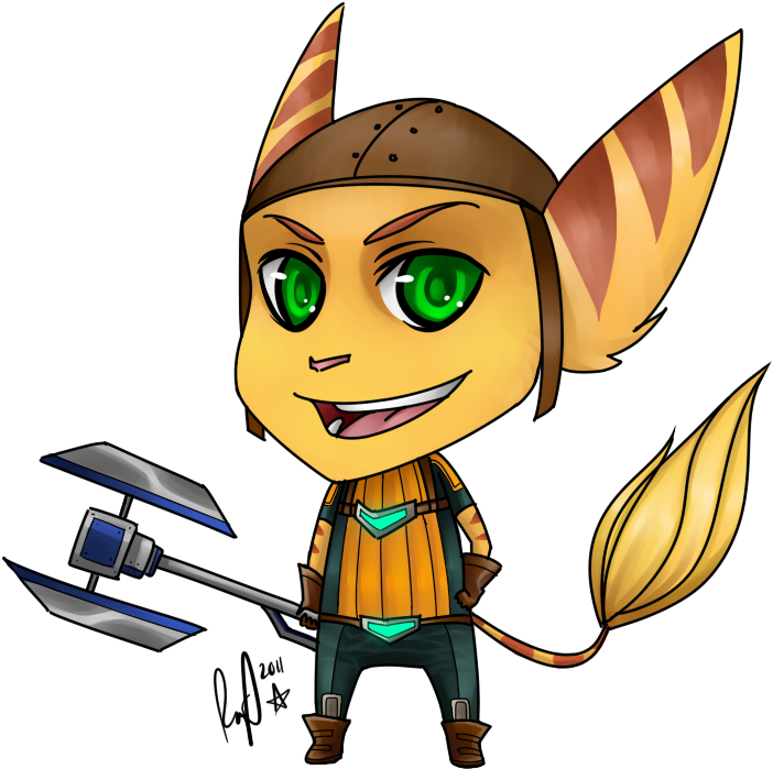 Chibi Ratchet By Devianttear - Cartoon (718x717)