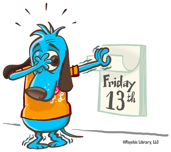 Image Result For Superstition Cartoon - Friday The 13th Superstitions (588x517)