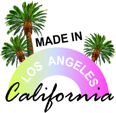 California Vibes And The Lady In Shades Of Pink Doe - California License Plate (401x390)