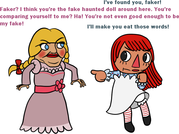 Annabelle By Klunsgod - Annabelle The Doll Fanart (800x600)