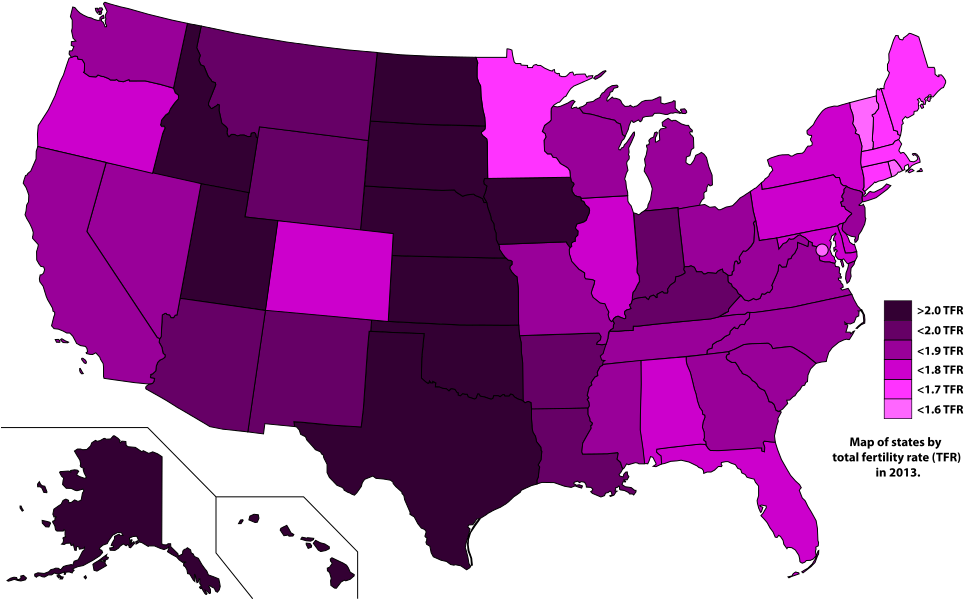 Map Of U - Red Blue States 2017 (1000x630)