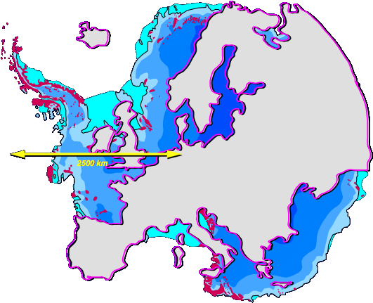 Information Is Beautiful, The Economist Daily Chart - Antarctica Size Comparison (545x436)