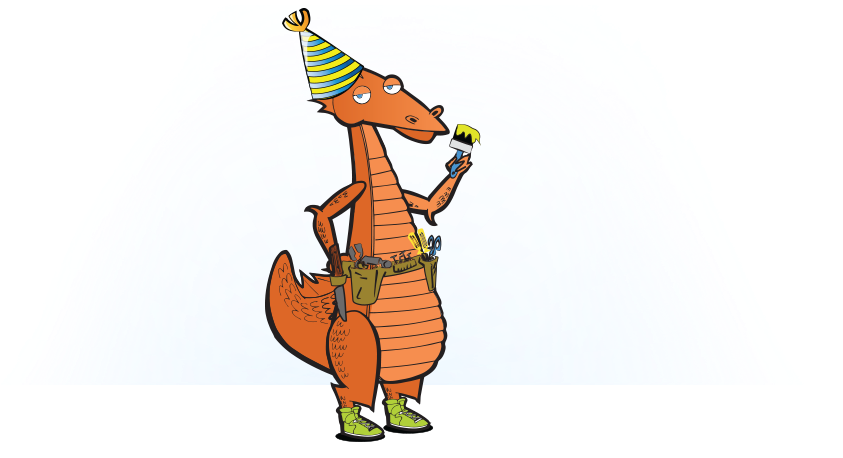 Plumber Party Planner Painter Set Up Your Jobsheet - Cartoon (940x470)