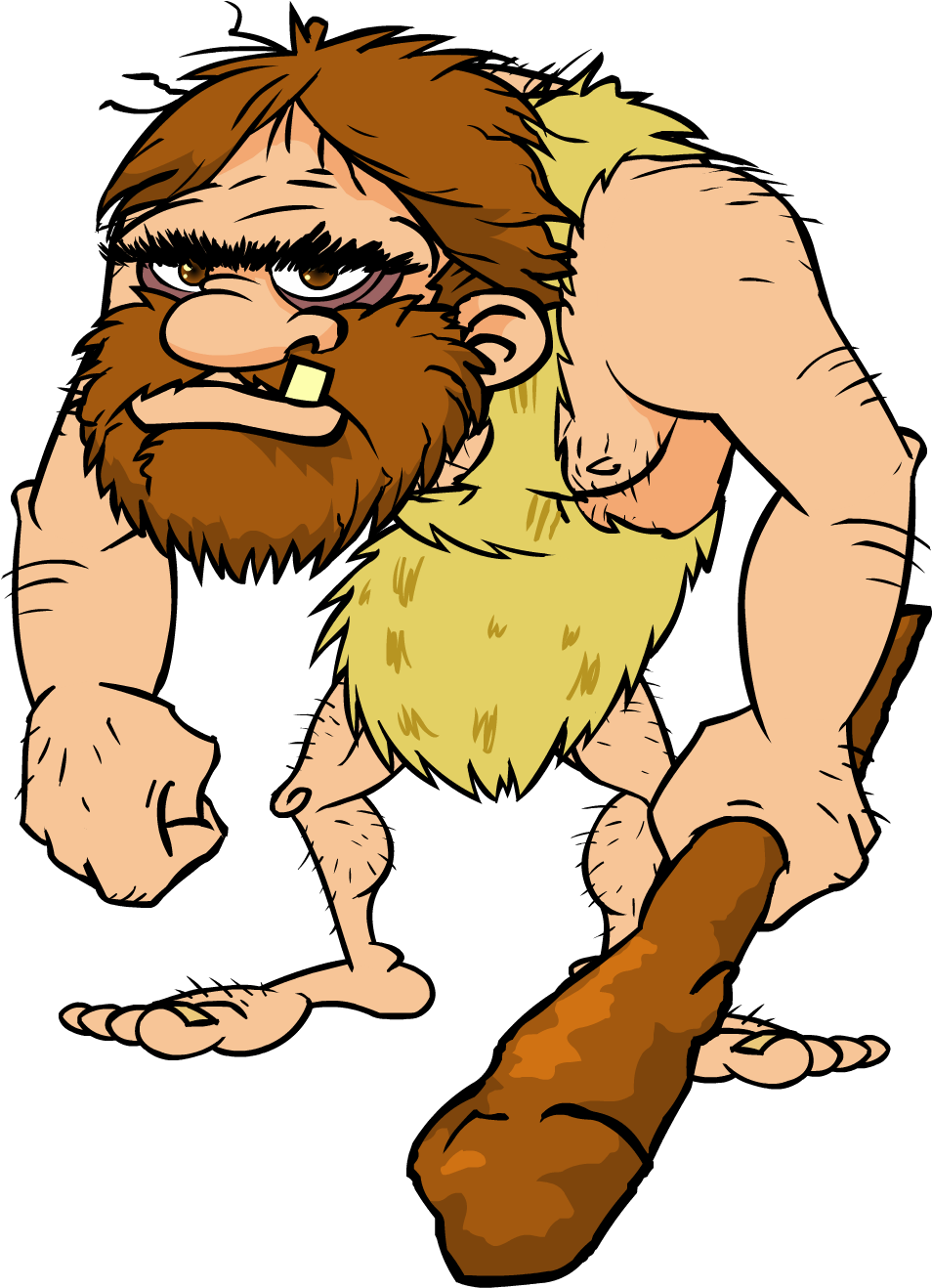 The Art And Science Of Your Survival/ Proud Sponsors - Caveman Clipart (1064x1475)