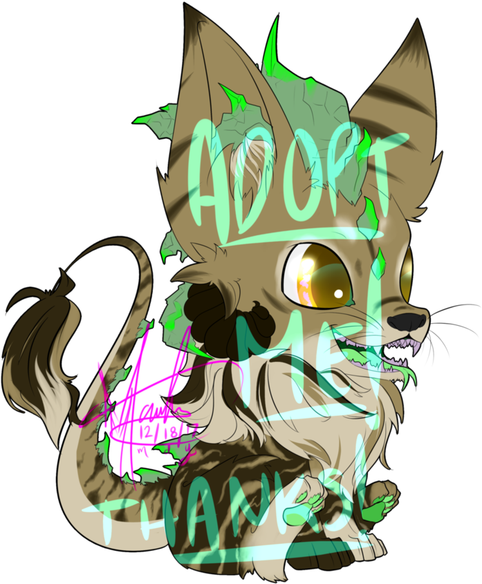 Adopt Poisonous Cat/dragon Ota - Drawing (774x1032)