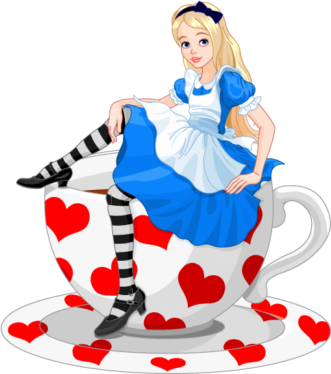 Alice In Wonderland Tea Cup Lookalike Wheelchair Costume - Alice In Wonderland Tea Cups (576x576)