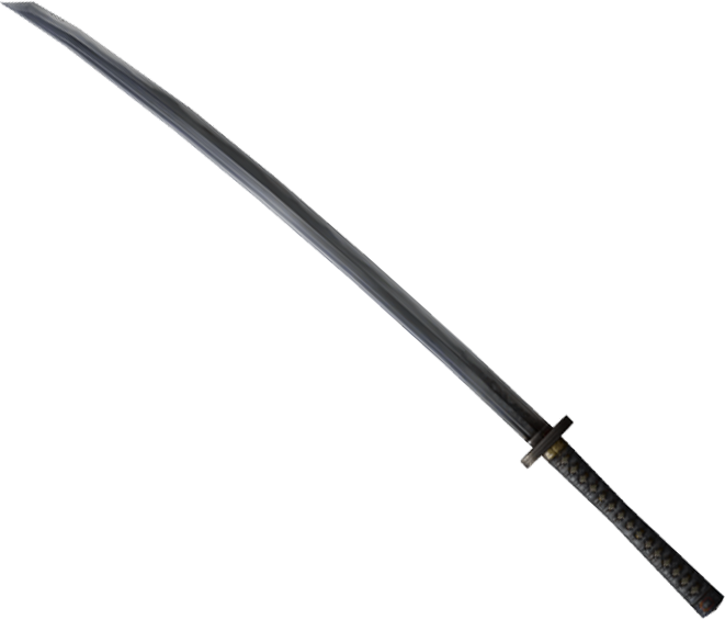 Drawn Katana Crimson - Katana Sword Logo (661x565)