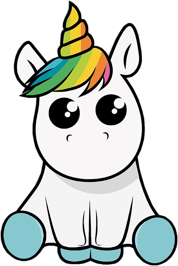 Baby Unicorn Png (608x908)