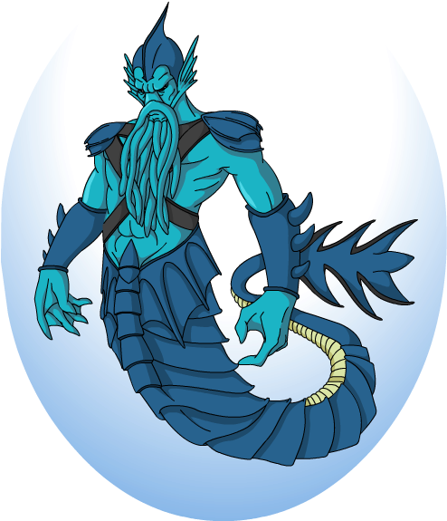 Tsunami Attack - Dragon (493x623)