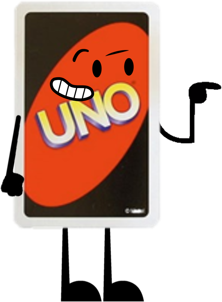 Uno Card Is A Female Contestant In Battle Of Objects - Uno Card Is A Female Contestant In Battle Of Objects (746x1030)