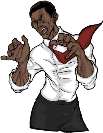 Barack Obama Wallpaper Probably With Anime Entitled - Barack Obama (404x500)