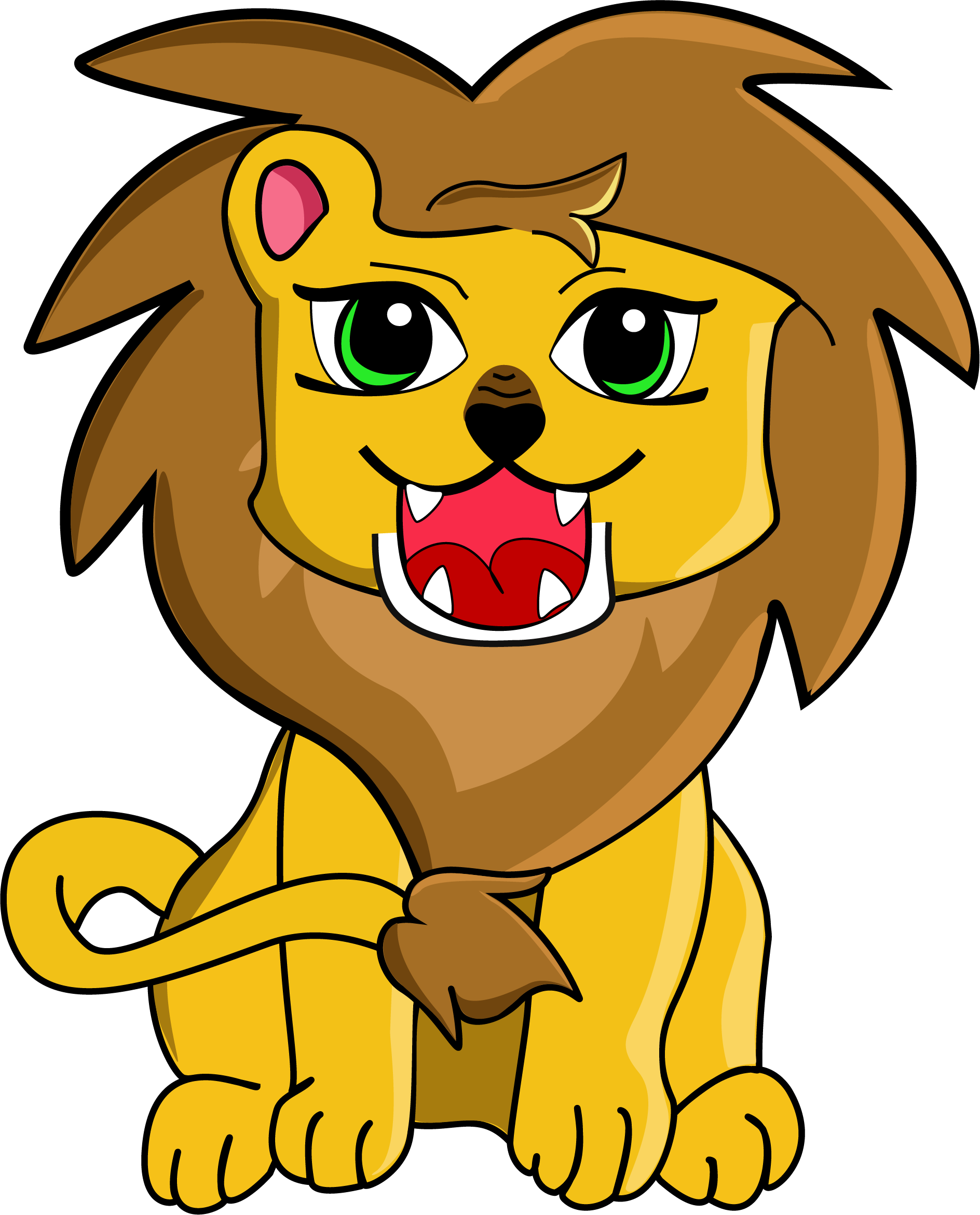 Mascota Creada Para La - Lion (1888x2340)