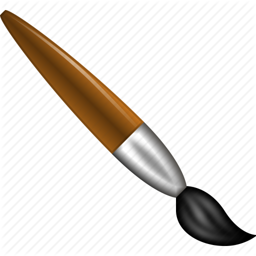 Decoration, Draw, Drawing, Paint, Paintbrush, Painting - Paintbrush (512x512)