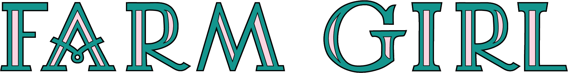 Farm Girl Logo Doggy Friendly - Logo (1899x247)