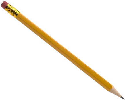 Pencil Png Transparent Images - Caneta Stabilo Azul Ceu (445x355)