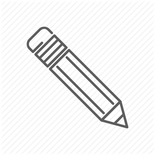 Pencil Drawing - Pen Line Icon Png (512x512)
