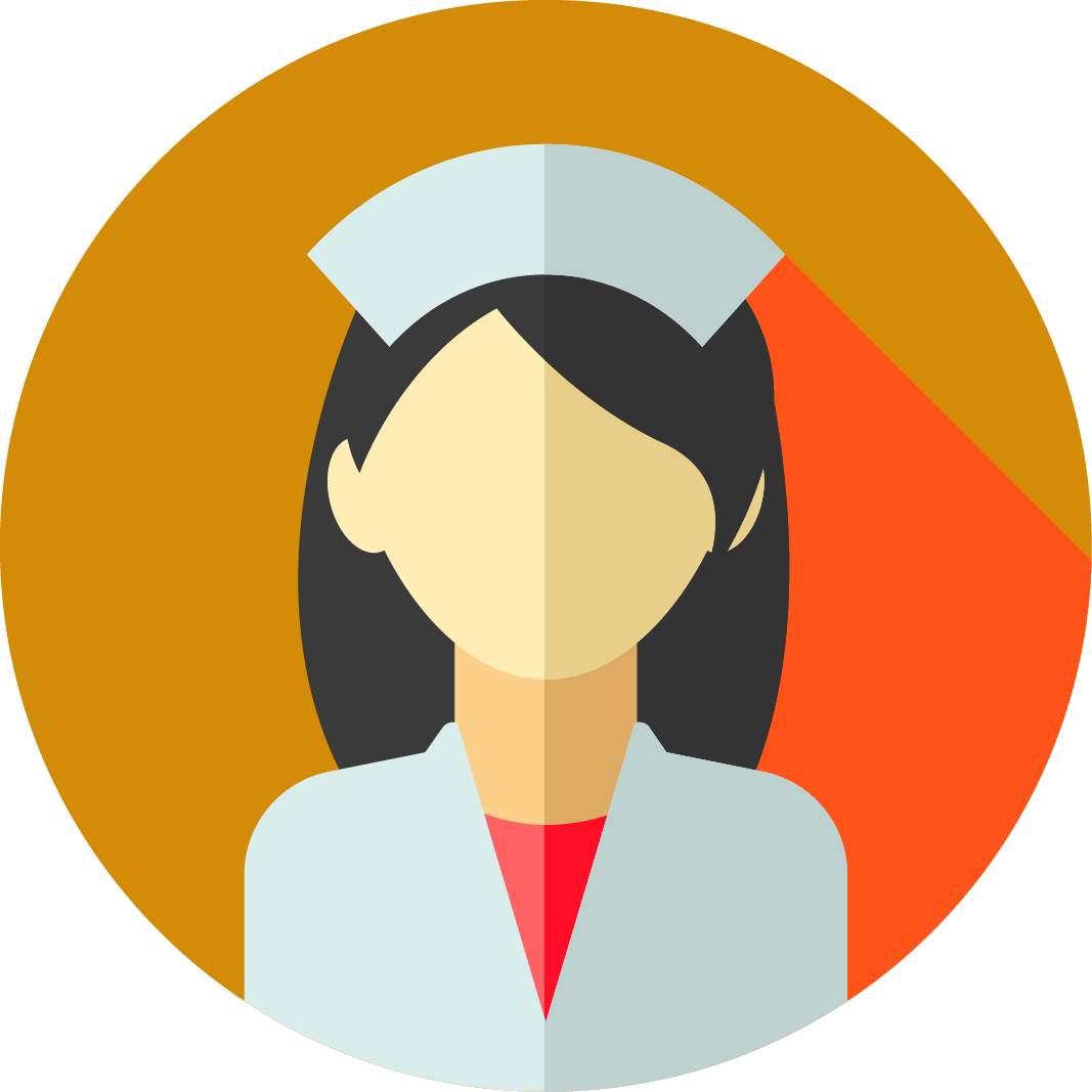 Health Care Professionals Approved - Nurse Icon (1067x1067)