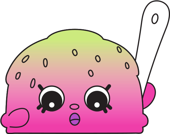 Scarlette Scoops - Shopkins With Spoon (575x475)