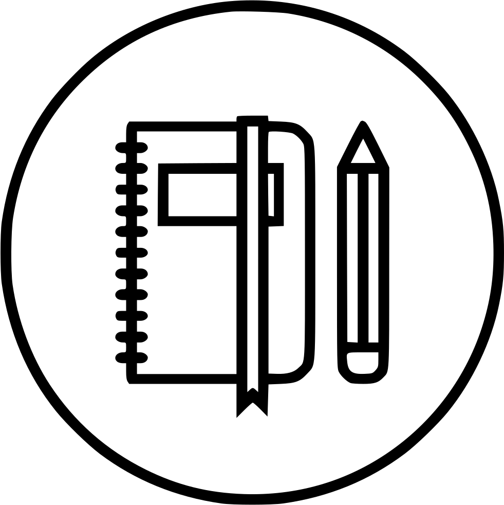 Book Folder Pen Pencil Notebook Education Log Office - Book Folder Pen Pencil Notebook Education Log Office (981x982)