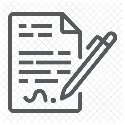 Contract Icon - Documento Icon Png (512x512)