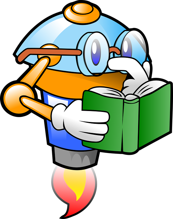 Cartoon Books Images 20, - Geek Clipart (594x750)