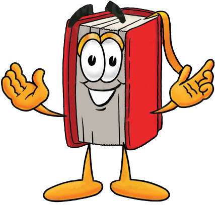Cartoon Book - Cartoon People Reading A Book (450x421)