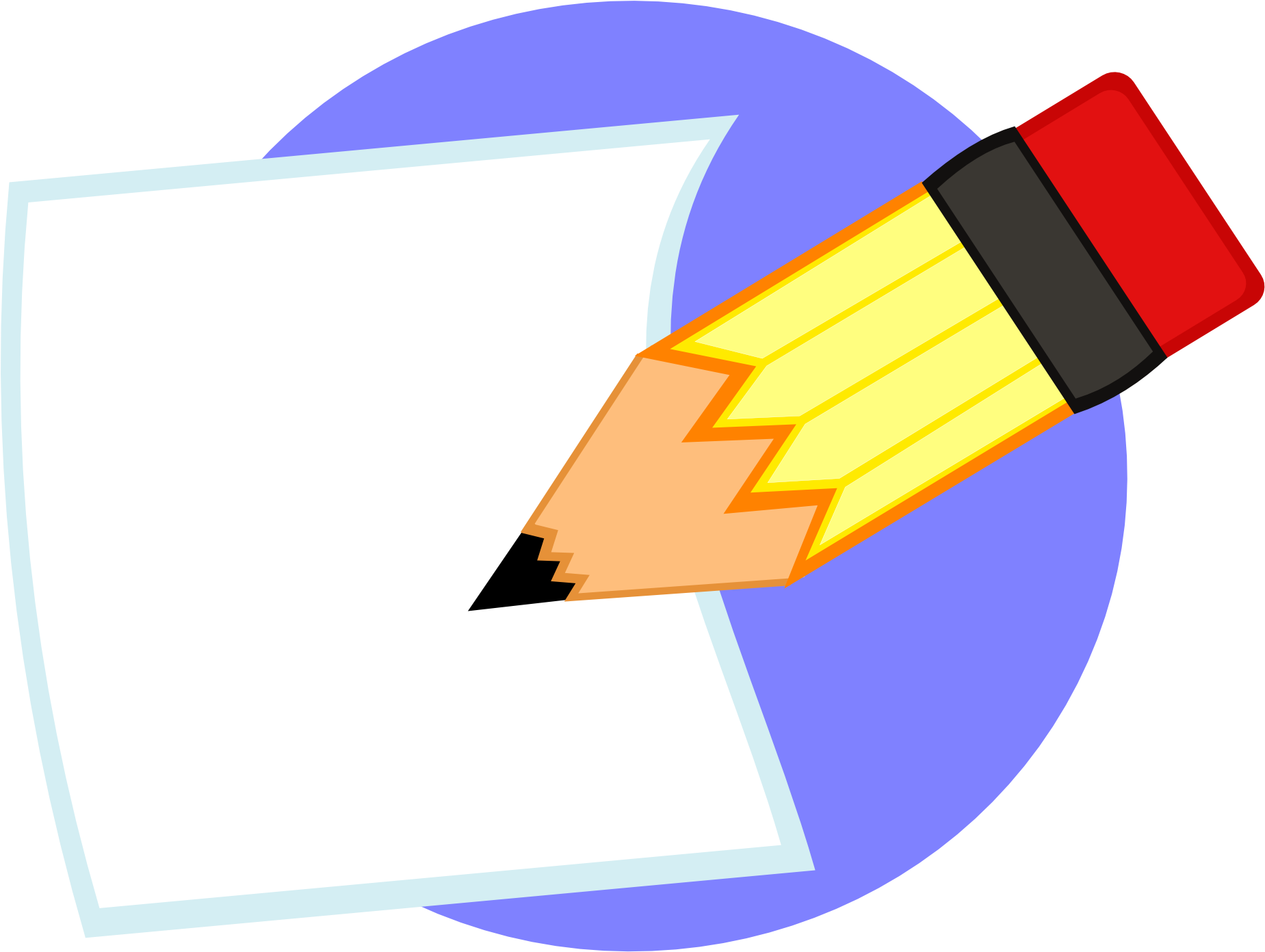 Paper And Pencil Clipart Dtrejkxec Png - Graphic Design (1979x1513)