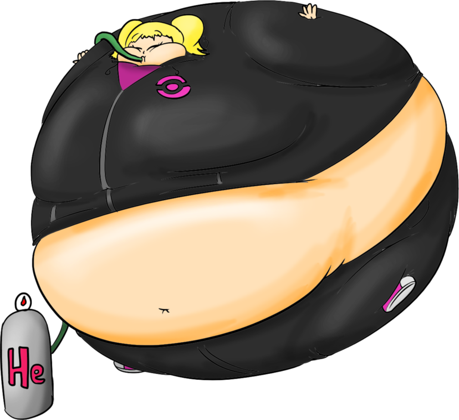 Bitty Inflating Herself By Juacoproductionsarts - Bitty Inflated (934x856)