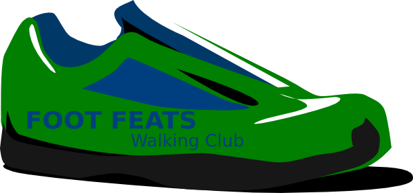 Foot Feats Walking Club Clip Art At Clker - Foot (600x281)