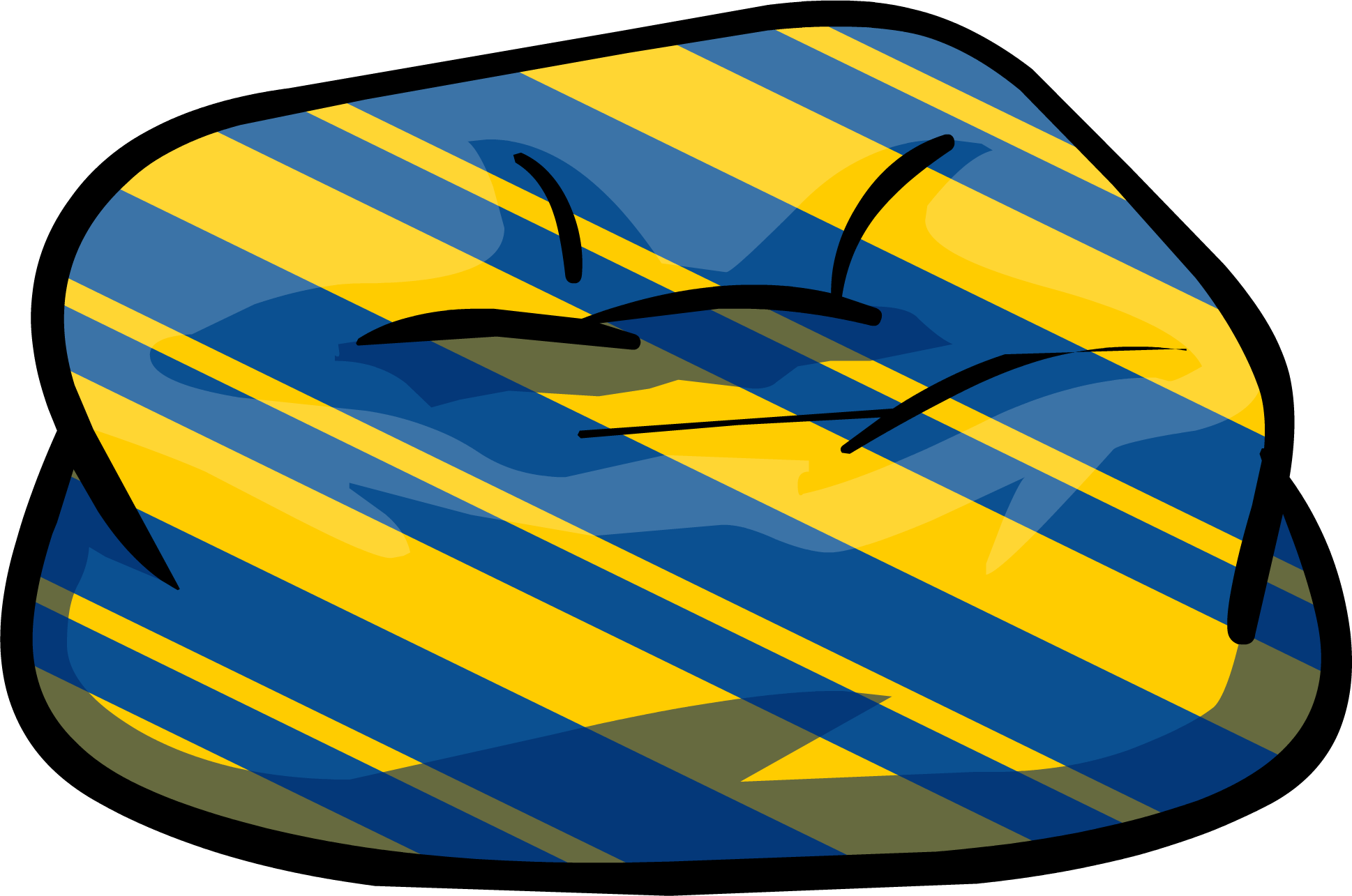 Custom Furniture - Club Penguin Bean Bag Chair (1938x1285)