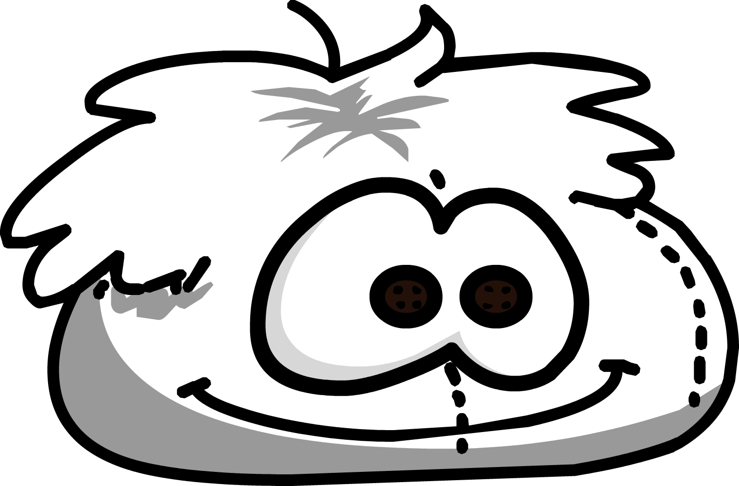 Custom Furniture Puffle Beanbag - Custom Furniture Puffle Beanbag (1521x1000)